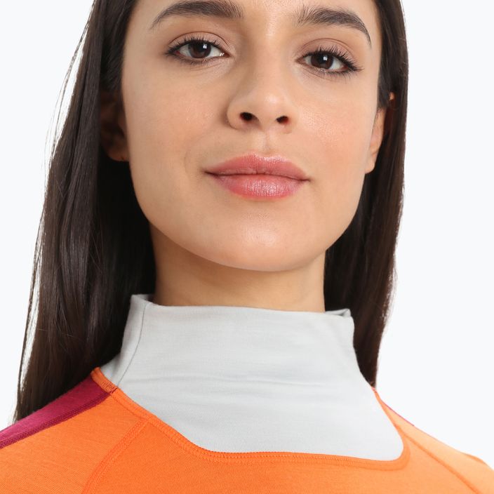 Γυναικείο θερμικό T-shirt icebreaker 200 Sonebula πορτοκαλί IB0A59JU5641 4