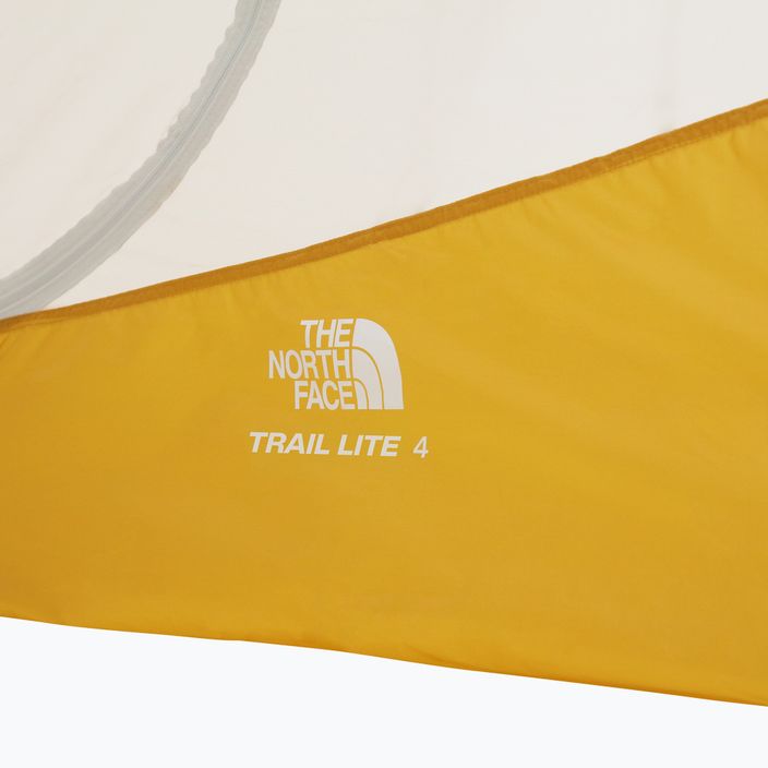 The North Face Trail Lite 4 ατόμων σκηνή πεζοπορίας χακί πέτρα/κίτρινο καρυδιάς κίτρινο 9