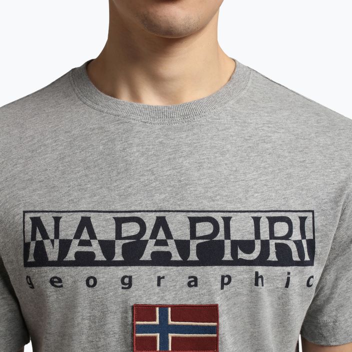 Ανδρικό T-shirt Napapijri NP0A4GDQ gris 3