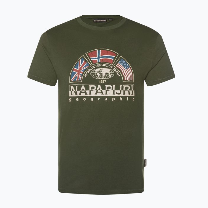 Ανδρικό T-shirt Napapijri NP0A4G34 verde T-shirt 5