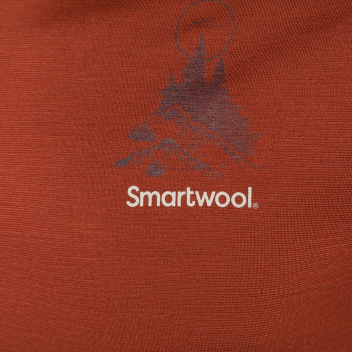 Ανδρικό Smartwool Wilderness Summit Graphic Tee καφέ SW016673J33 t-shirt για πεζοπορία 6
