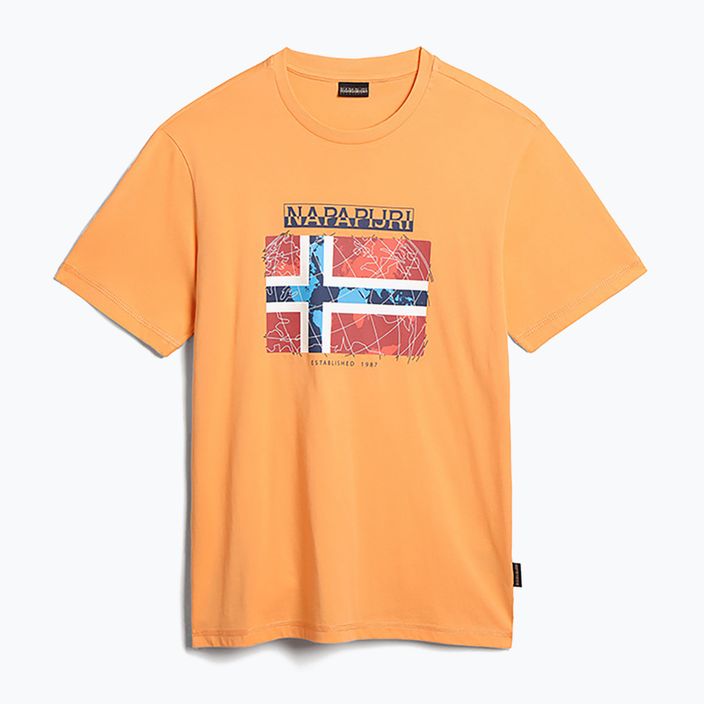 Ανδρικό t-shirt Napapijri NP0A4H22 naranja t-shirt 5