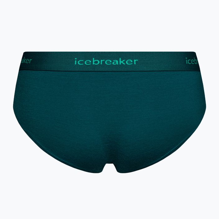 Icebreaker γυναικείο θερμικό σορτς μποξεράκι Sprite Ζεστό πράσινο 103023 2