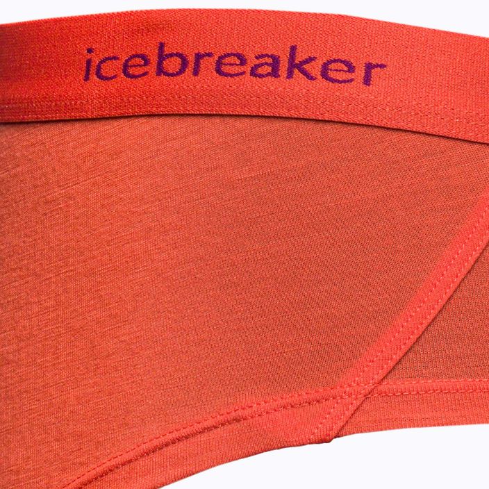 Icebreaker γυναικείο θερμικό σορτς μποξεράκι Sprite Καυτό κόκκινο 103023 3
