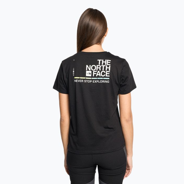 Γυναικείο μπλουζάκι Trekking The North Face Foundation Graphic μαύρο NF0A55B2R0G1 2