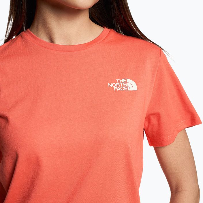 Γυναικείο μπλουζάκι Trekking The North Face Foundation Graphic πορτοκαλί NF0A55B2LV31 3