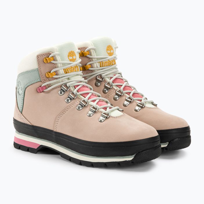 Γυναικείες μπότες πεζοπορίας Timberland Euro Hiker F/L Wp Boot light beige nubuck 4