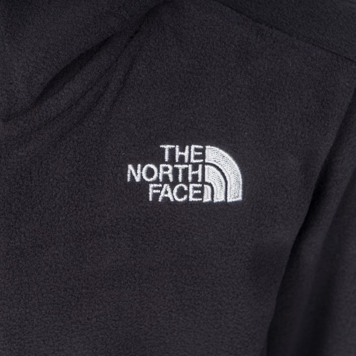 Παιδικό fleece φούτερ The North Face Teen Glacier FZ με κουκούλα μαύρο NF0A7WQQJK31 3