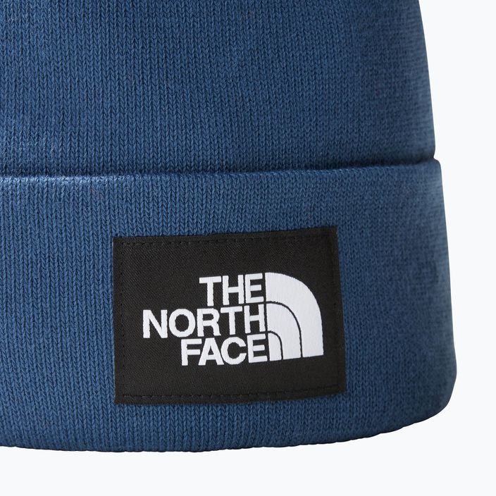 The North Face Dock Worker Ανακυκλωμένο σκιερό μπλε χειμερινό καπέλο 2