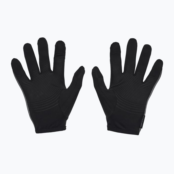 Ανδρικά αντανακλαστικά γάντια τρεξίματος Under Armour Storm Run Liner μαύρο/μαύρο 7