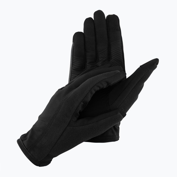 Ανδρικά αντανακλαστικά γάντια τρεξίματος Under Armour Storm Run Liner μαύρο/μαύρο
