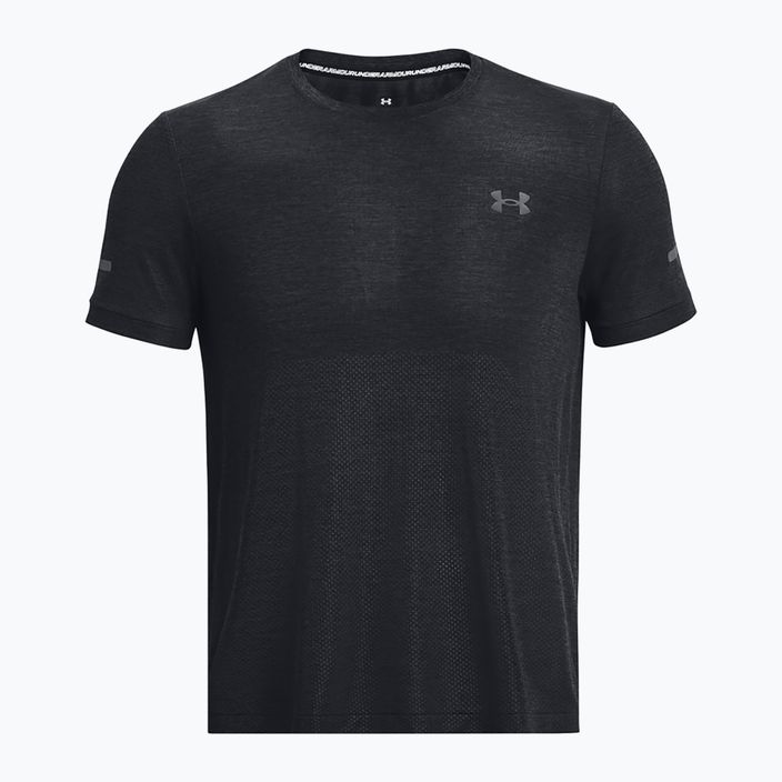 Ανδρικό μπλουζάκι Under Armour Seamless Stride μαύρο/ανακλαστικό 5