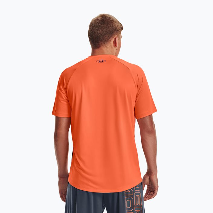 Under Armour Tech Fade ανδρικό μπλουζάκι προπόνησης πορτοκαλί 1377053 4