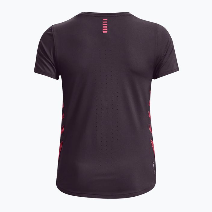 Under Armour Iso-Chill Laser II γυναικείο μπλουζάκι για τρέξιμο μοβ 1376818 2