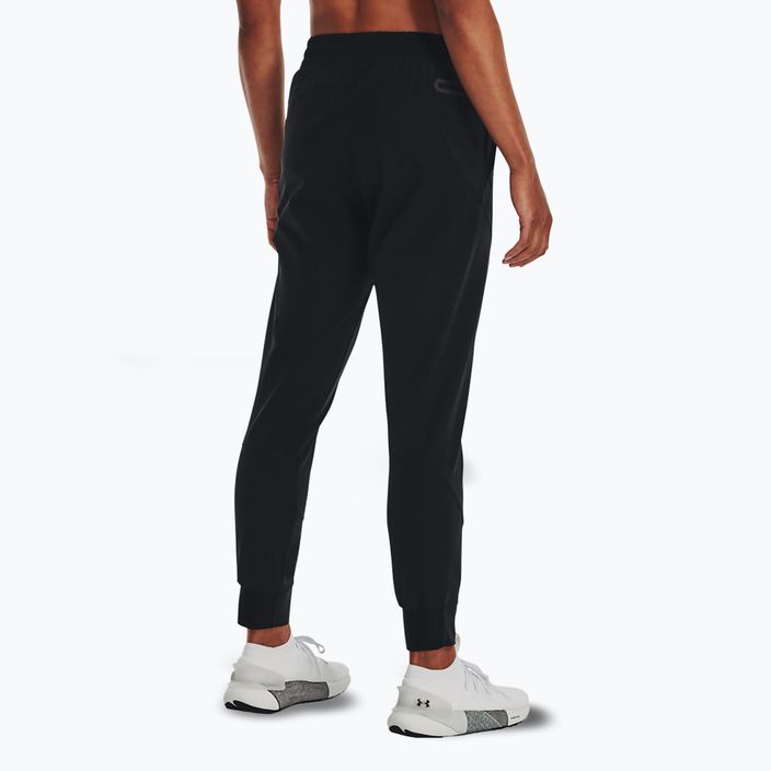 Under Armour Unstoppable Jogger γυναικείο παντελόνι προπόνησης μαύρο/μαύρο 3