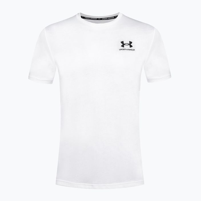Ανδρικό Under Armour Logo Emb Heavyweight T-shirt λευκό/μαύρο 4