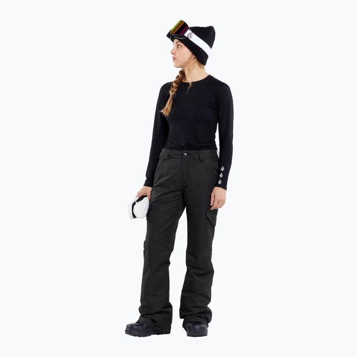 Γυναικείο παντελόνι snowboard Volcom Bridger Ins μαύρο