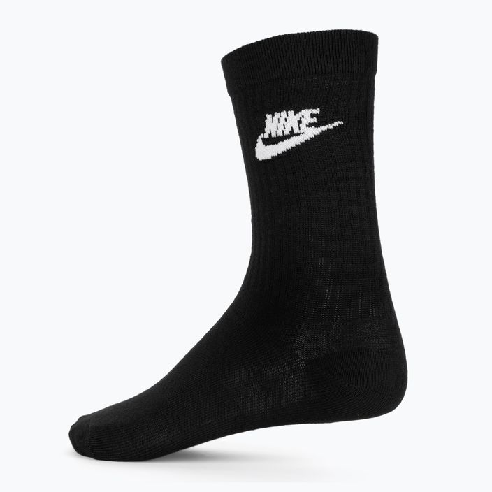 Κάλτσες Nike Sportswear Everyday Essential 3 ζεύγη black/whihte 2