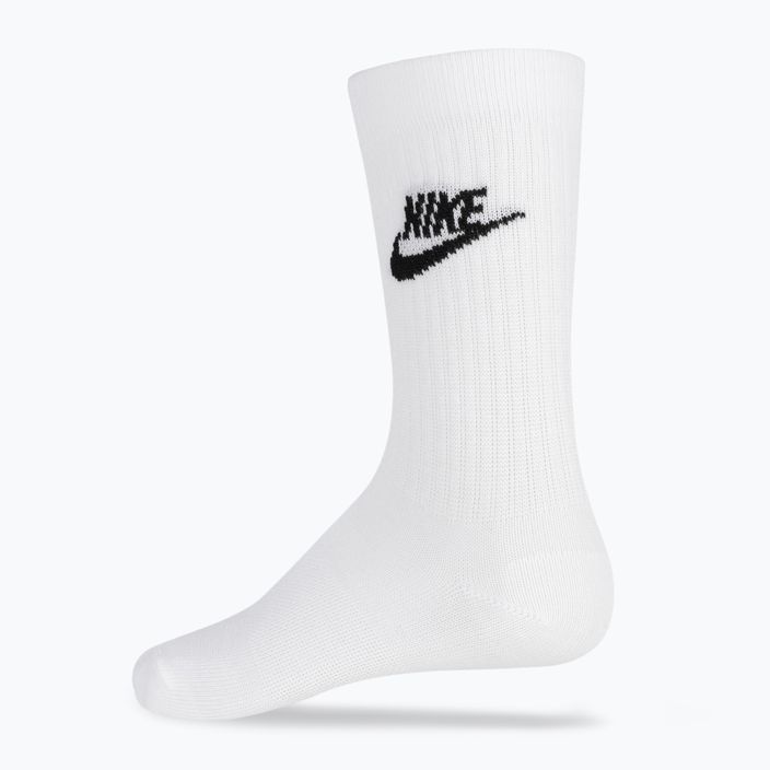 Nike Sportswear Everyday Essential κάλτσες 3 ζευγάρια λευκές/μαύρες 2