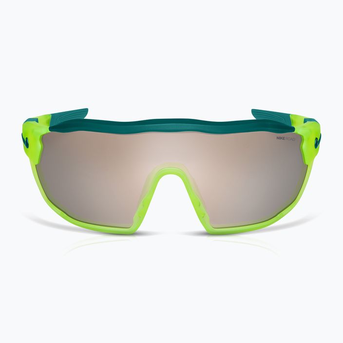 Γυαλιά ηλίου Nike Show X Rush ματ βολτ/χρωμιωμένος καθρέφτης 2