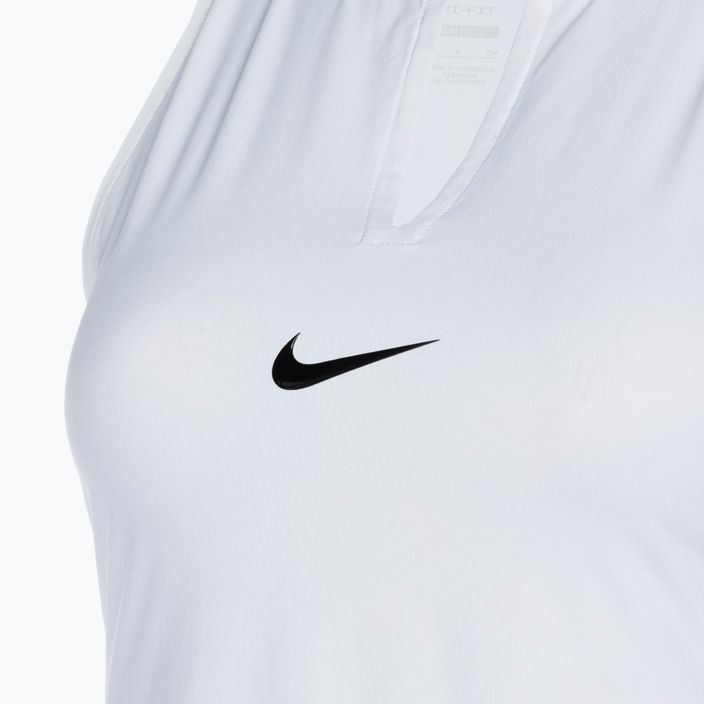 Nike Dri-Fit Advantage φόρεμα τένις λευκό/μαύρο 3