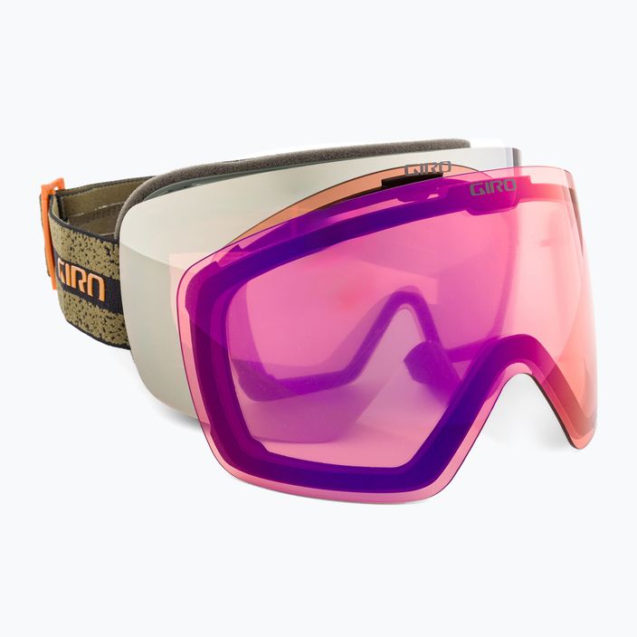 Giro Contour trail πράσινο expedition/onyx/infrared γυαλιά σκι