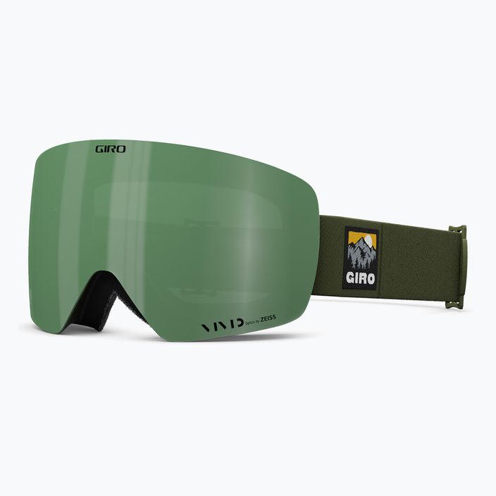 Giro Contour trail πράσινο expedition/onyx/infrared γυαλιά σκι 6