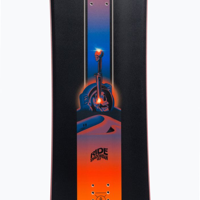 RIDE Shadowban snowboard μαύρο-κόκκινο 12G0030 5