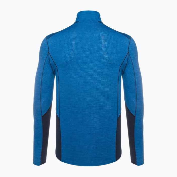 Ανδρικό θερμικό μπλουζάκι Smartwool Merino Sport 1/4 Zip μπλε SW011538K89 2
