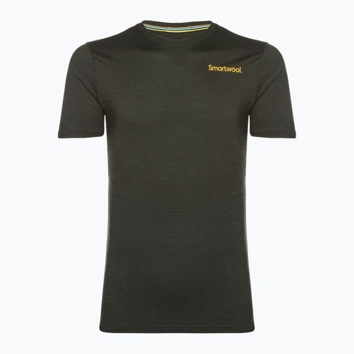 Ανδρικό Smartwool Memory Quilt Graphic Tee Κιθαριστικό πουκάμισο για πεζοπορία μαύρο SW016834K48 4