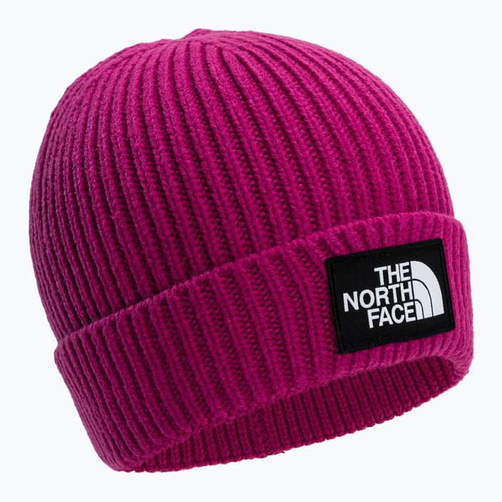 The North Face TNF Box Logo Καπέλο με μανσέτες ροζ NF0A7WGC1461