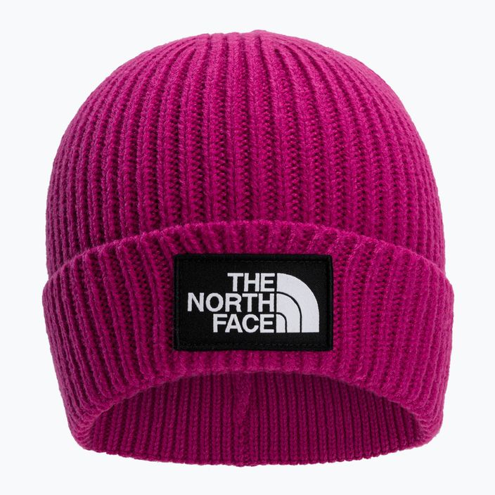 The North Face TNF Box Logo Καπέλο με μανσέτες ροζ NF0A7WGC1461 2