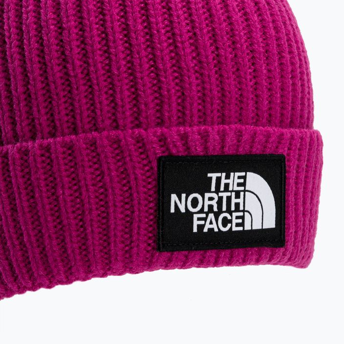 The North Face TNF Box Logo Καπέλο με μανσέτες ροζ NF0A7WGC1461 3