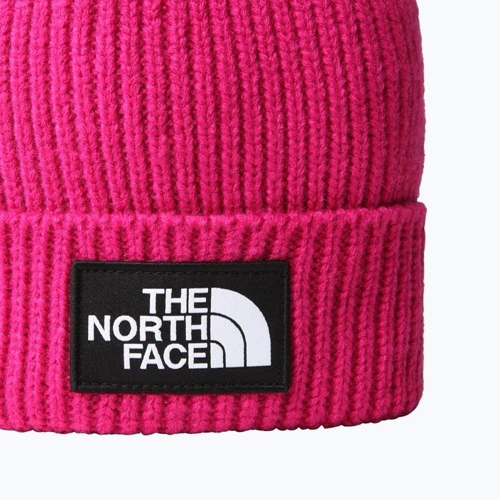 The North Face TNF Box Logo Καπέλο με μανσέτες ροζ NF0A7WGC1461 5