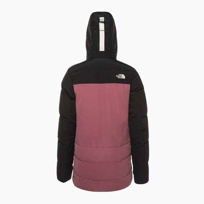 Γυναικείο μπουφάν σκι The North Face Pallie Down ροζ και μαύρο NF0A3M1786H1 2