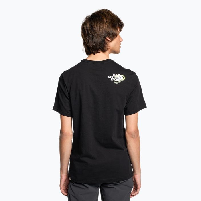 Ανδρικό t-shirt για πεζοπορία The North Face Outdoor Graphic SS μαύρο NF0A827J 2