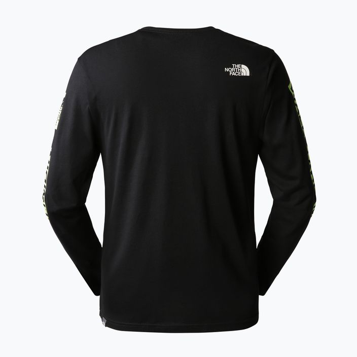 Ανδρικό t-shirt για πεζοπορία The North Face Outdoor Graphic LS μαύρο NF0A827K 2