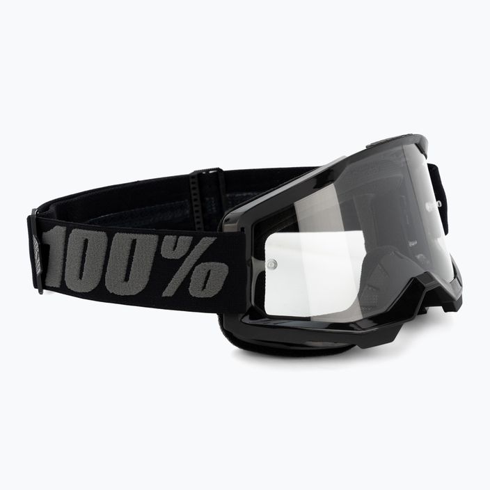 Ανδρικά γυαλιά ποδηλασίας 100% Strata 2 μαύρο/καθαρό 50027-00001