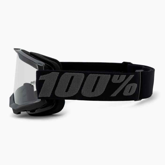 Ανδρικά γυαλιά ποδηλασίας 100% Strata 2 μαύρο/καθαρό 50027-00001 4