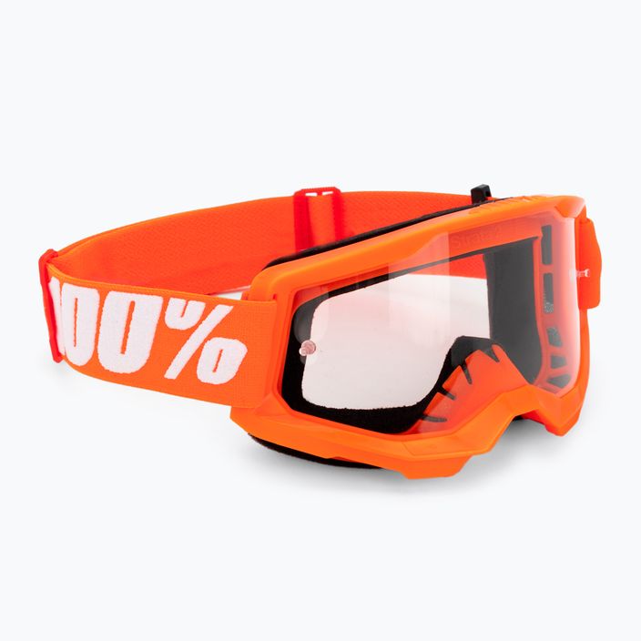 Ανδρικά γυαλιά ποδηλασίας 100% Strata 2 πορτοκαλί/καθαρό 50027-00005
