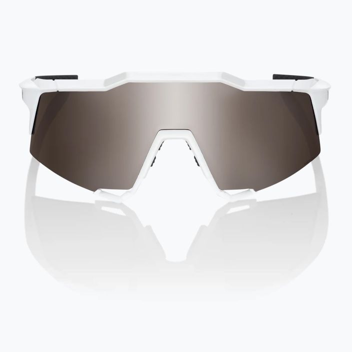 100% Speedcraft γυαλιά ποδηλασίας με ματ λευκό/υπέροχο ασημί καθρέφτη 60007-00006 8