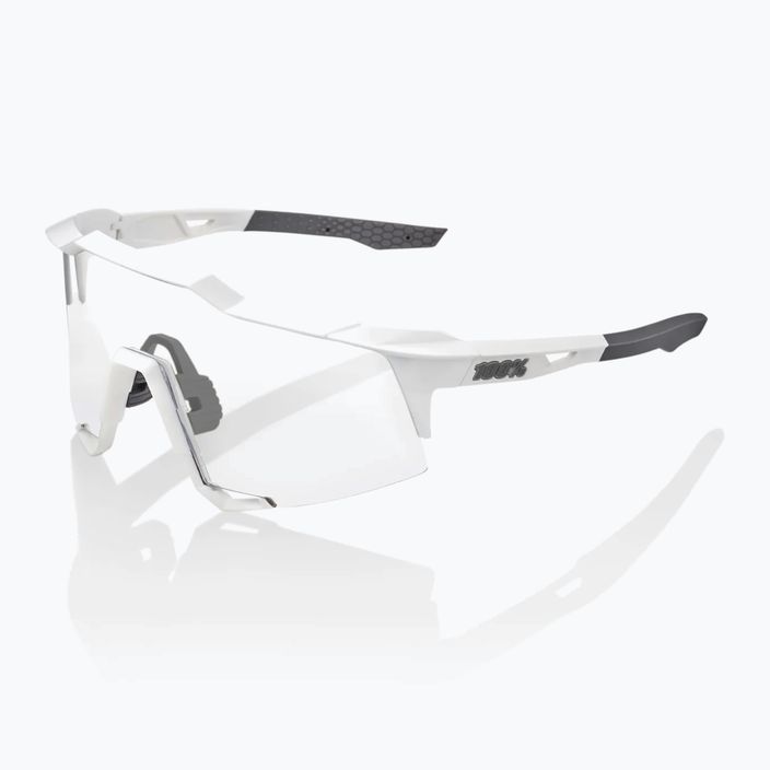 100% Speedcraft γυαλιά ποδηλασίας με ματ λευκό/υπέροχο ασημί καθρέφτη 60007-00006 10