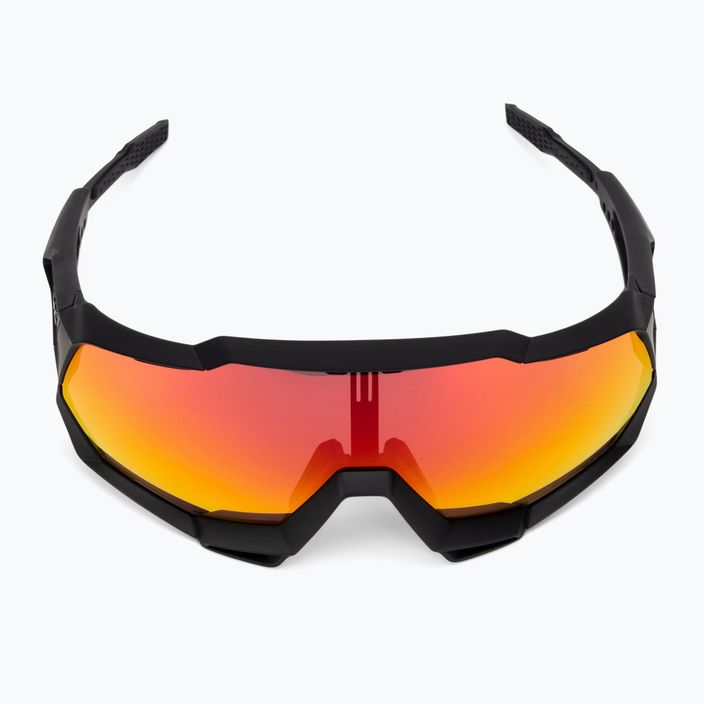 Γυαλιά ποδηλασίας 100% Speedtrap soft tact μαύρο/κόκκινο πολυστρωματικό καθρέφτη 60012-00004 4