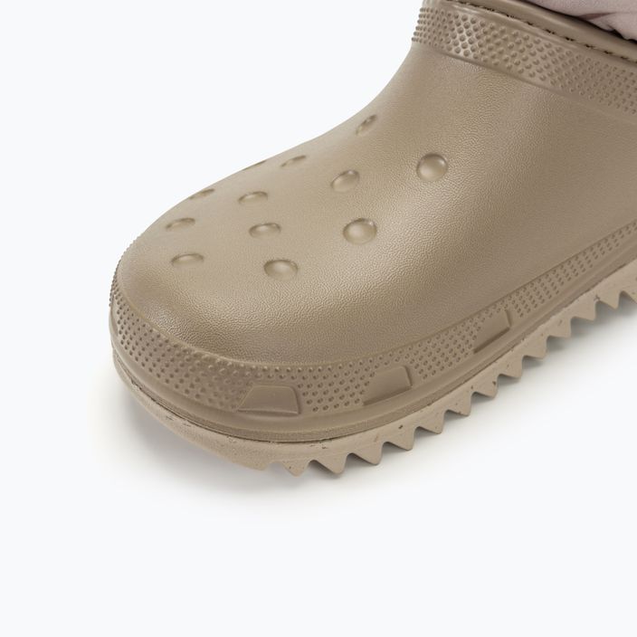 Γυναικείες μπότες χιονιού Crocs Classic Neo Puff Shorty mocha/mushroom 7