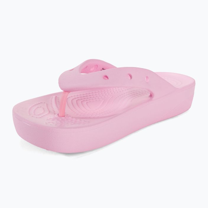 Γυναικείες σαγιονάρες Crocs Classic Platform flamingo 7