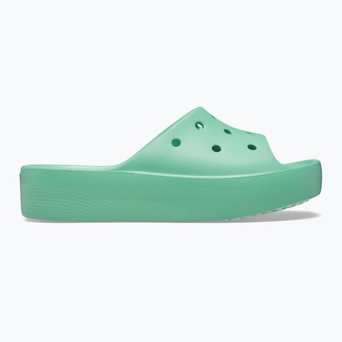 Γυναικείες σαγιονάρες Crocs Classic Platform jade stone 9