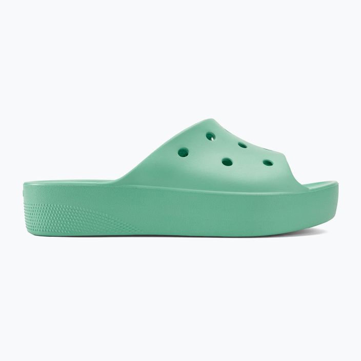 Γυναικείες σαγιονάρες Crocs Classic Platform jade stone 2