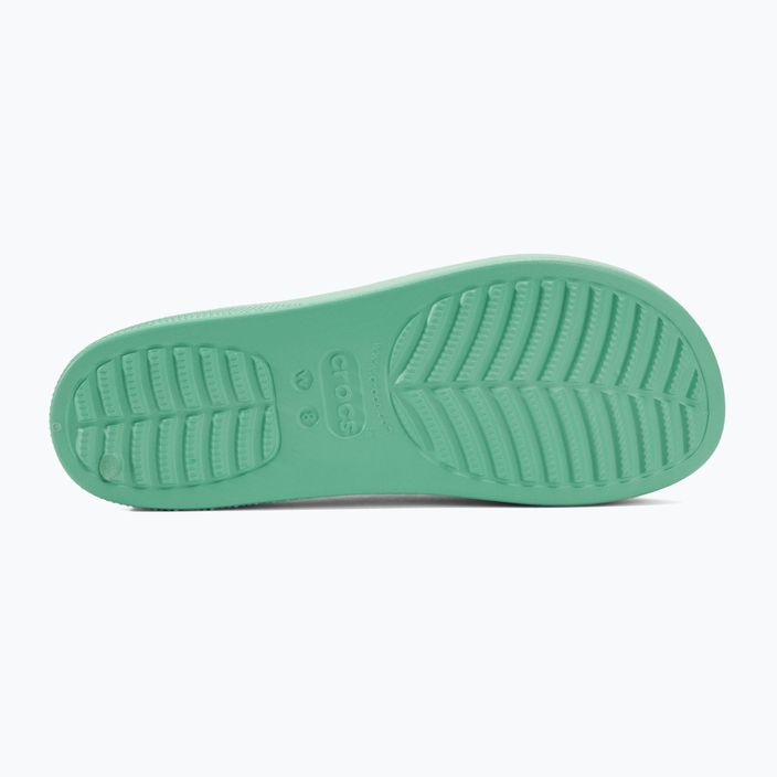 Γυναικείες σαγιονάρες Crocs Classic Platform jade stone 4