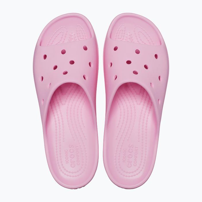Γυναικείες σαγιονάρες Crocs Classic Platform flamingo 11