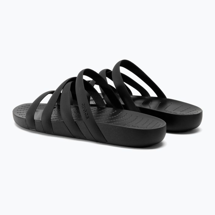 Γυναικείο Crocs Splash Strappy Sandal μαύρο 3